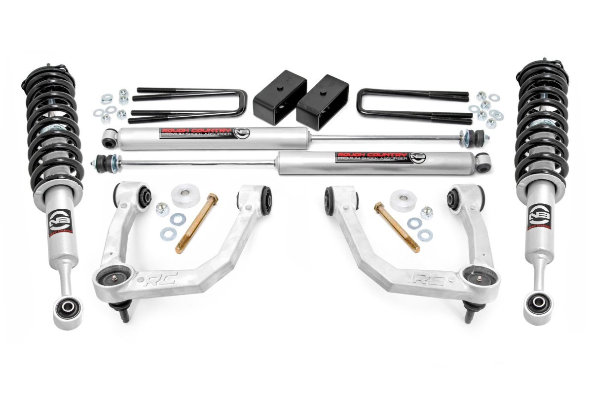 Toyota Tacoma Suspension Lift Kit - Rough Country - 3.5 Inch Lift Kit | UCA | N3 Struts - '05-'23